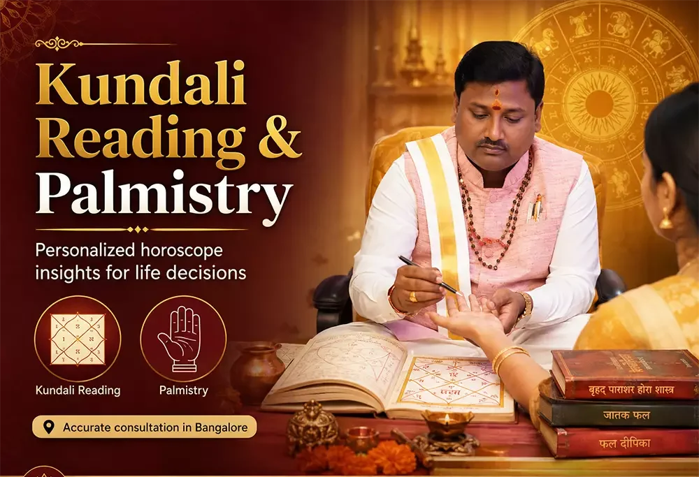 kundali reading and palmistry by pandit G N Bhat Best astrologer in Bangalore