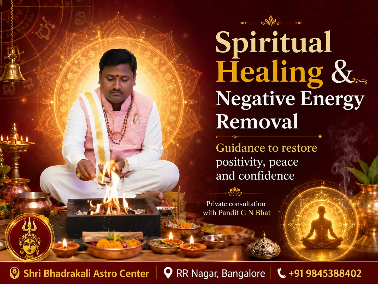 shri bhadrakali astro center pandit GN Bhat website banner